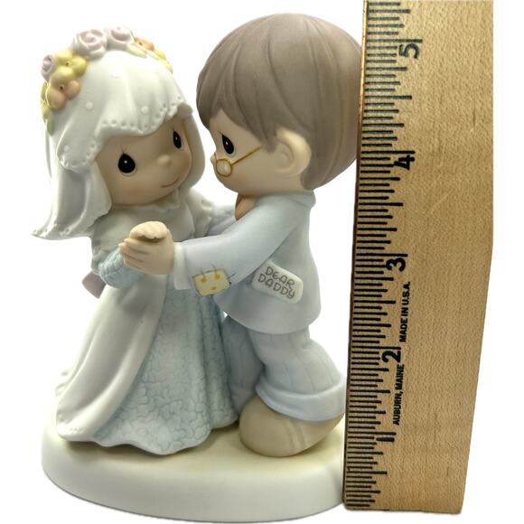 Precious Moments YOU'LL ALWAYS BE DADDY'S LITTLE GIRL 488224 Wedding Dance‎ 2000 - Picture 10 of 13